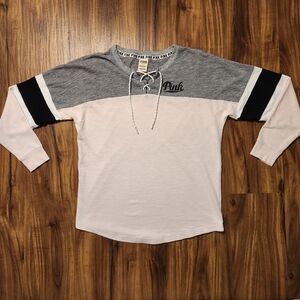 Victoria's Secret PINK Light Pink Jersey Top Size Small